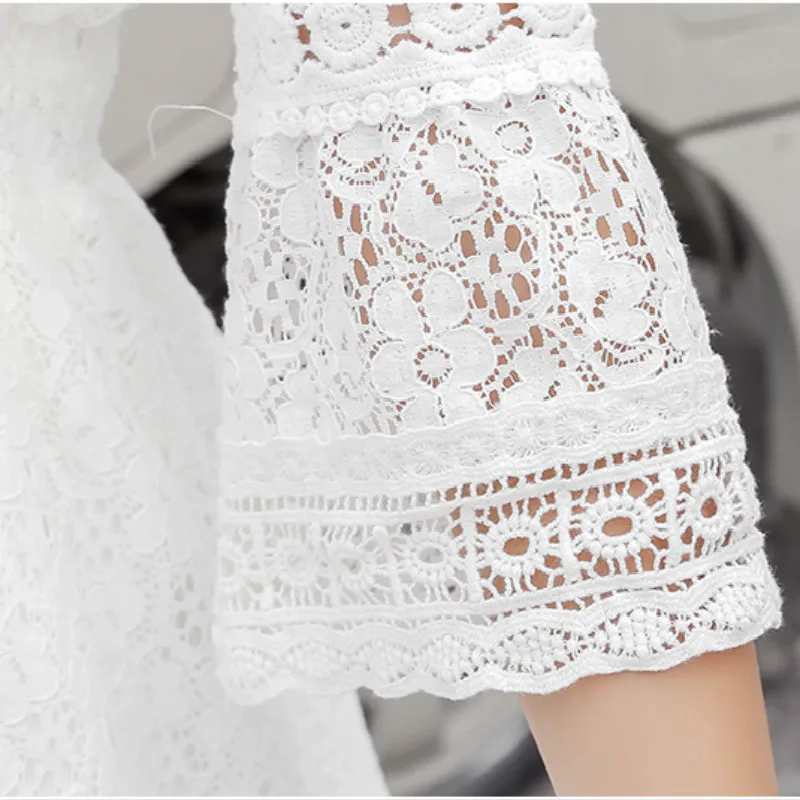 Платье для беременных подружек невесты летнее Новое модное кружевное платье с