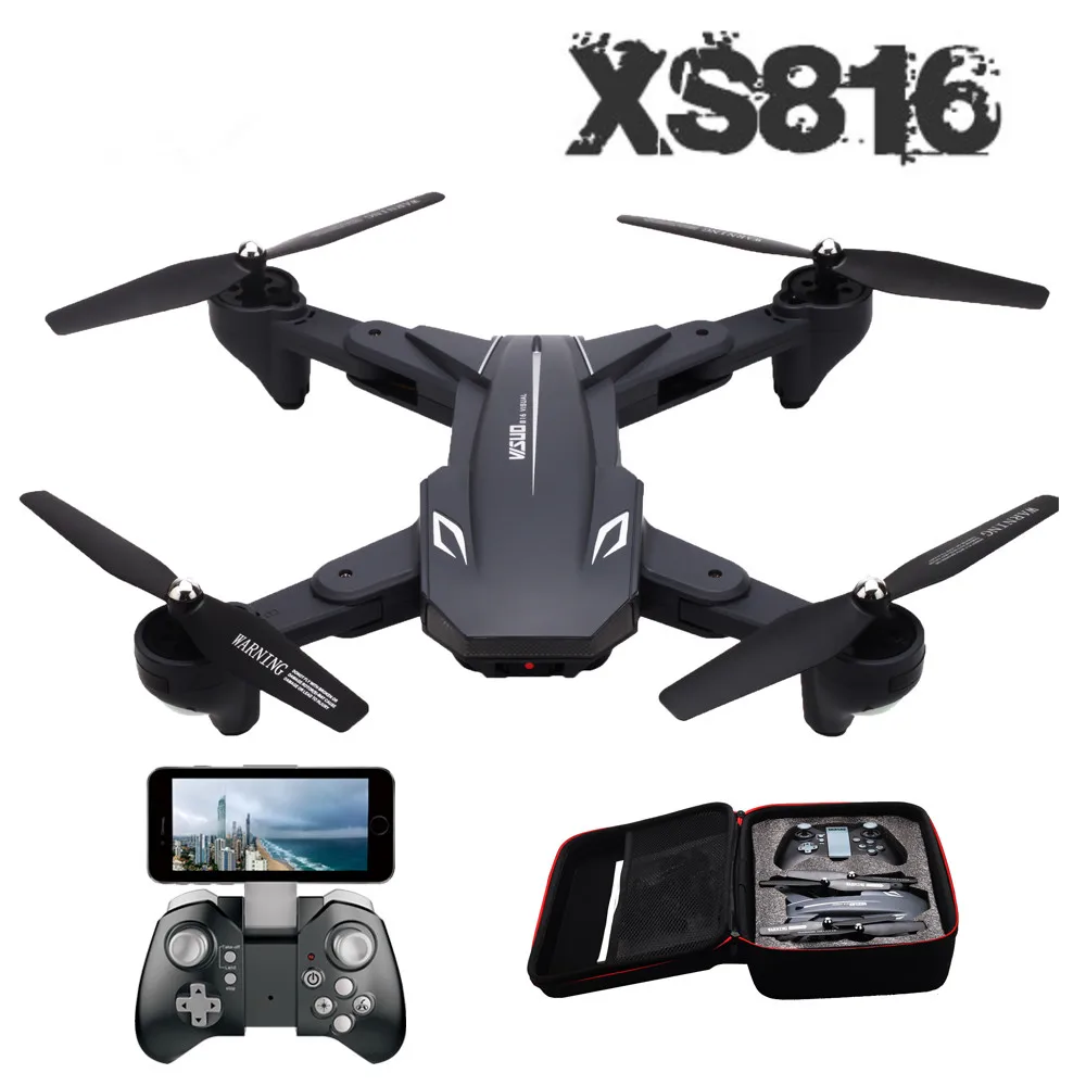 Visuo XS816 оптический поток позиционирование Двойная камера WIFI 2MP + 0.3MP RC Дрон жест