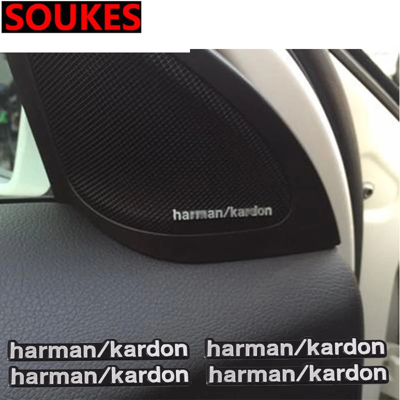 Автомобильные аудио наклейки для Harman/Kardon BMW E39 E36 F30 F10 F20 X5 E53 E70 Hyundai Solaris Accent I30 IX35