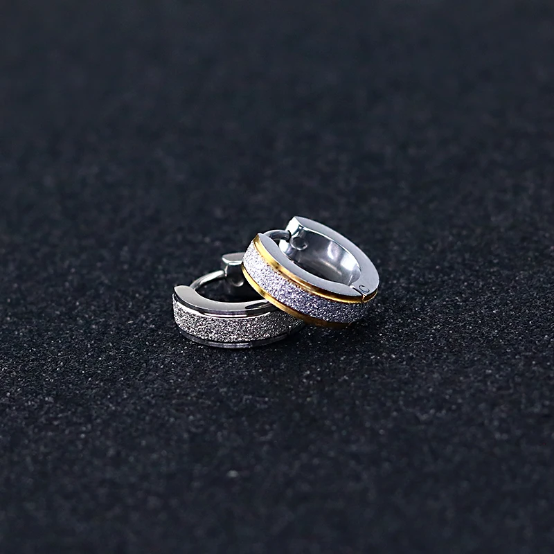 Золотые ювелирные серьги для роскошных модных подвесных обручей мужские