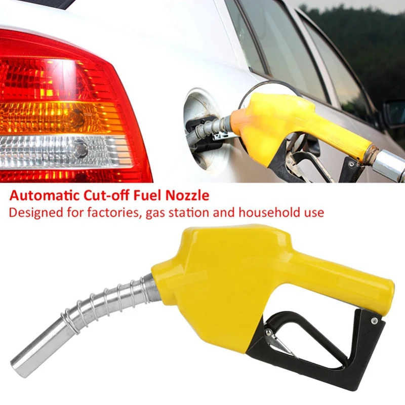 Сопло пистолет для заправки топлива автомобиля автоматически отключает