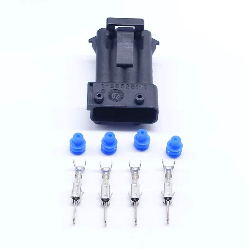 5 комплектов Автомобильный Электрический разъем Tyco Amp 4 Pin (гнездо и штекер)