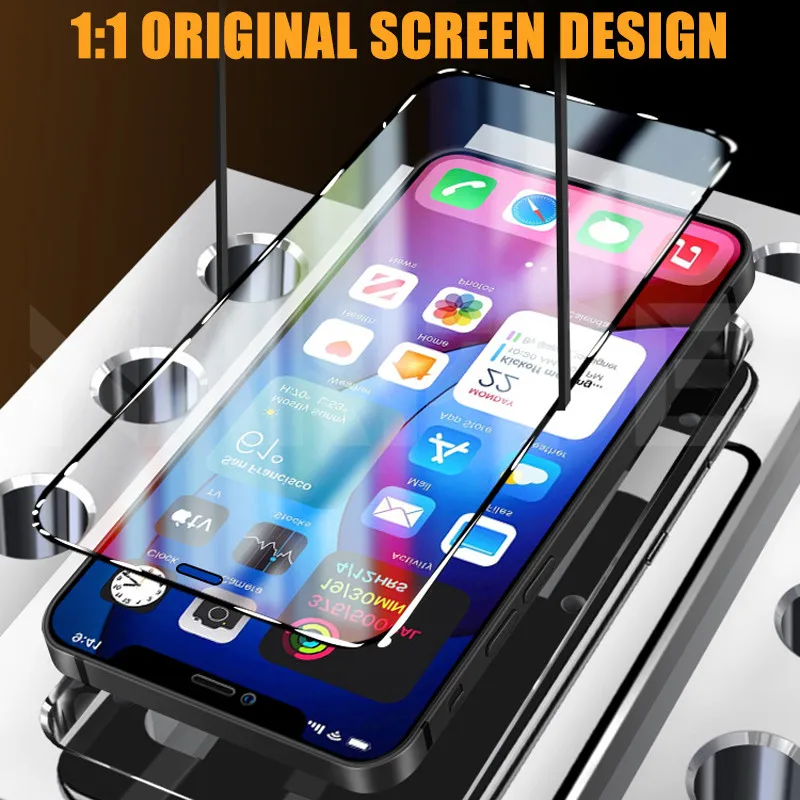 

999D Full Cover Tempered Glass for IPhone 12 Mini 11 Pro XS Max X XR Screen Protector IPhone 8 7 6 6S Plus Protective Glass Film