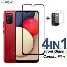 Full Cover Tempered Glass For Samsung Galaxy A03S A02S A01 Core M01 Screen Protector Protective Phone Lens Film For Samsung A03S