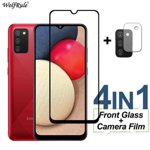 full cover tempered glass for samsung galaxy a03s a02s a01 core m01 screen protector protective phone lens film for samsung a03s free global shipping