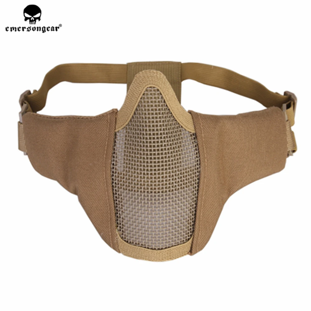 Emerson gear тактическая Боевая Сетчатая Маска PDW полулицевая модульная Защитная