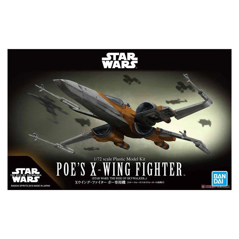 

BANDAI STAR WARS 1/72 Original X-wing Starfighter Boba Fett PVC Movie Assembly Model Toys In-stock Ltems