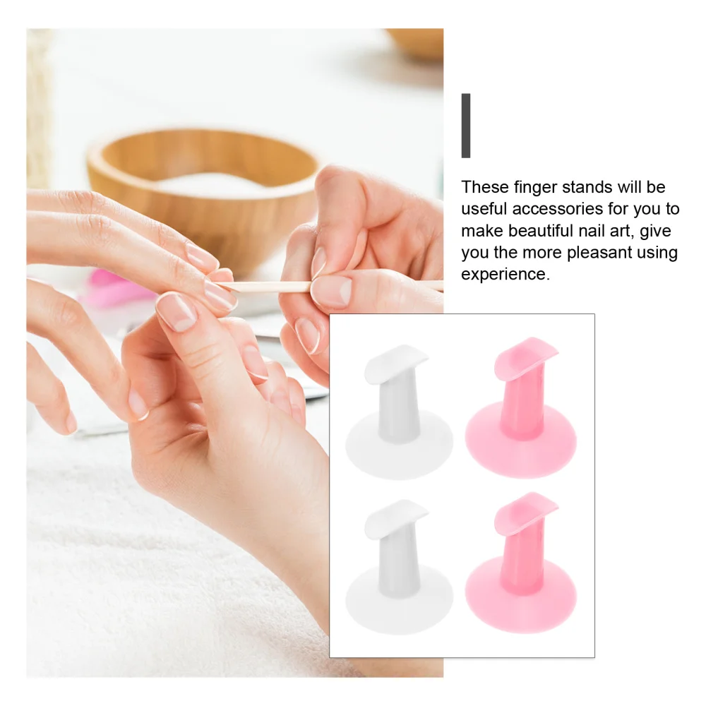 

1 Set 12pcs Professional Finger Stand Support Manicure Tools (Assorted Color)