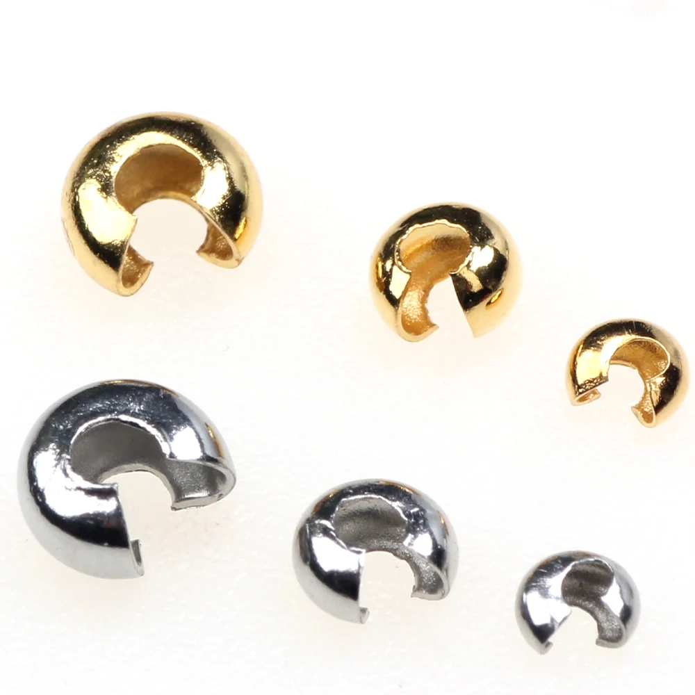 Бусины из нержавеющей стали в форме C Концевая застежка коннектор для цепочек