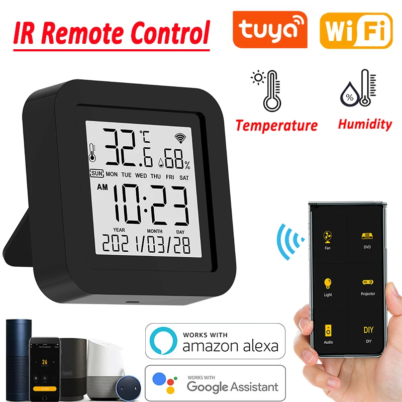 Wi-Fi датчик температуры и влажности с ИК-пультом ДУ | Безопасность защита