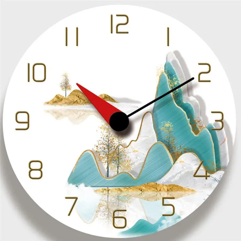 Настенные часы в китайском стиле классические тихие ультратонкие