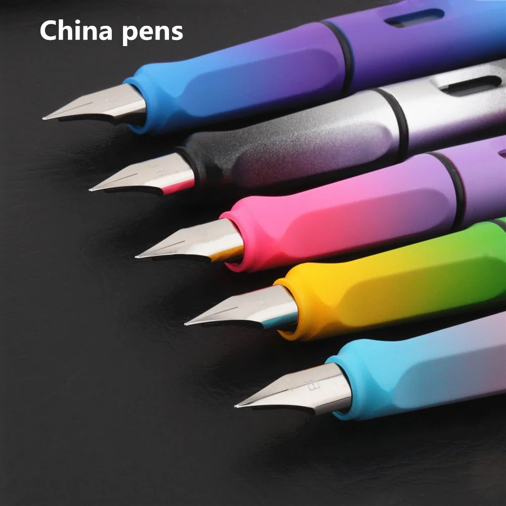 

Luxury pen for office and business, student stationery, pen with ink, 777 colors mixed