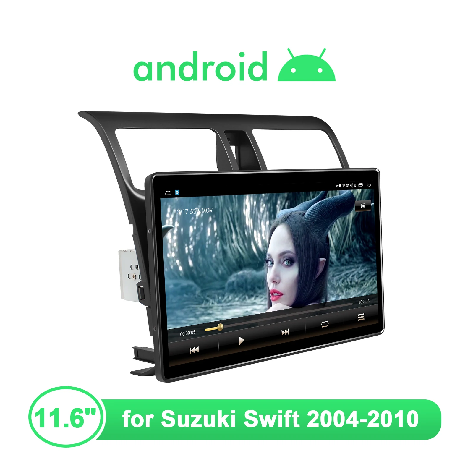 

Автомагнитола 1 Din на Android 10, мультимедийный видеоплеер с GPS для Suzuki Swift 2004-2010, Bluetooth, с поддержкой камеры заднего вида