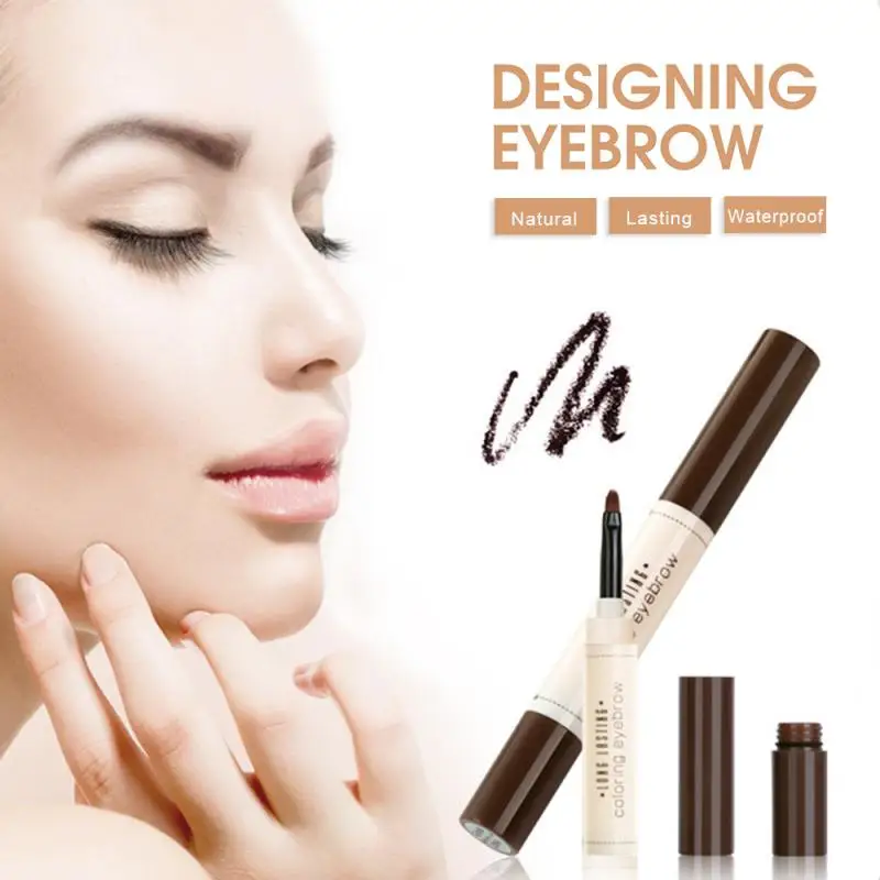 Eyebrow Tint Makeup Waterproof Pomade Gel Enhancer Cosmetic Eye Brow Cream with Brush Professional TSLM1 | Красота и здоровье