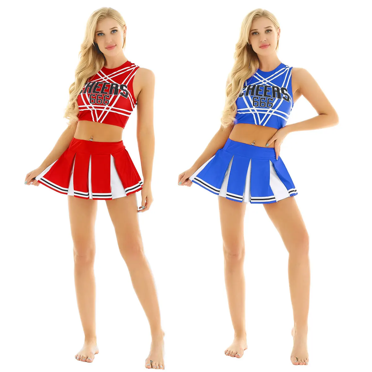 

Women's Japanese schoolgirl cosplay uniform US/UK STOCK girl sexy underwear Gleeing cheerleader costume set Halloween costume wo