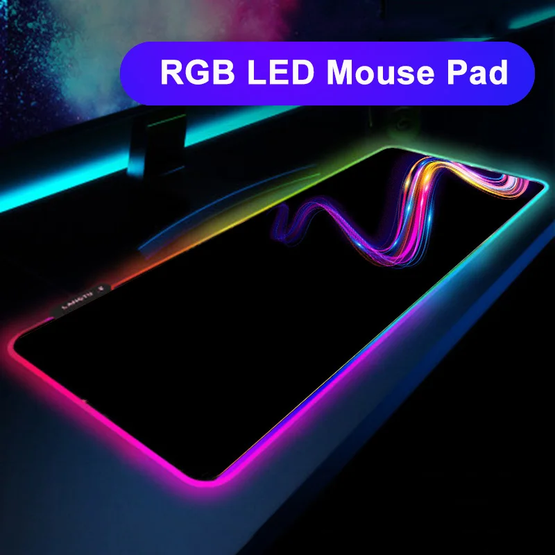 

LED RGB Mouse Pad Large PC Gaming MousePad Gamer Computer Mouse Mat XXL Mouse Pad Desk Mat Backlight Carpet For Keyboard Mouse