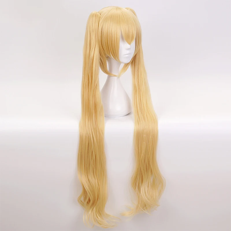 Ebingoo Blend S Kaho Hinata парик Двойной конский хвост блонд Синтетический Косплей парик длинный натуральный волнистый парик для Хэллоуина вечерние костюмы