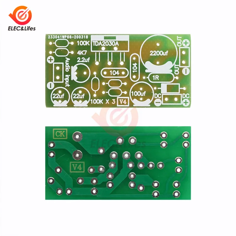 DC 12 В 18 Вт TDA2030A цифровая фотовспышка HiFi Плата усилителя DIY Kit для Arduino расширения