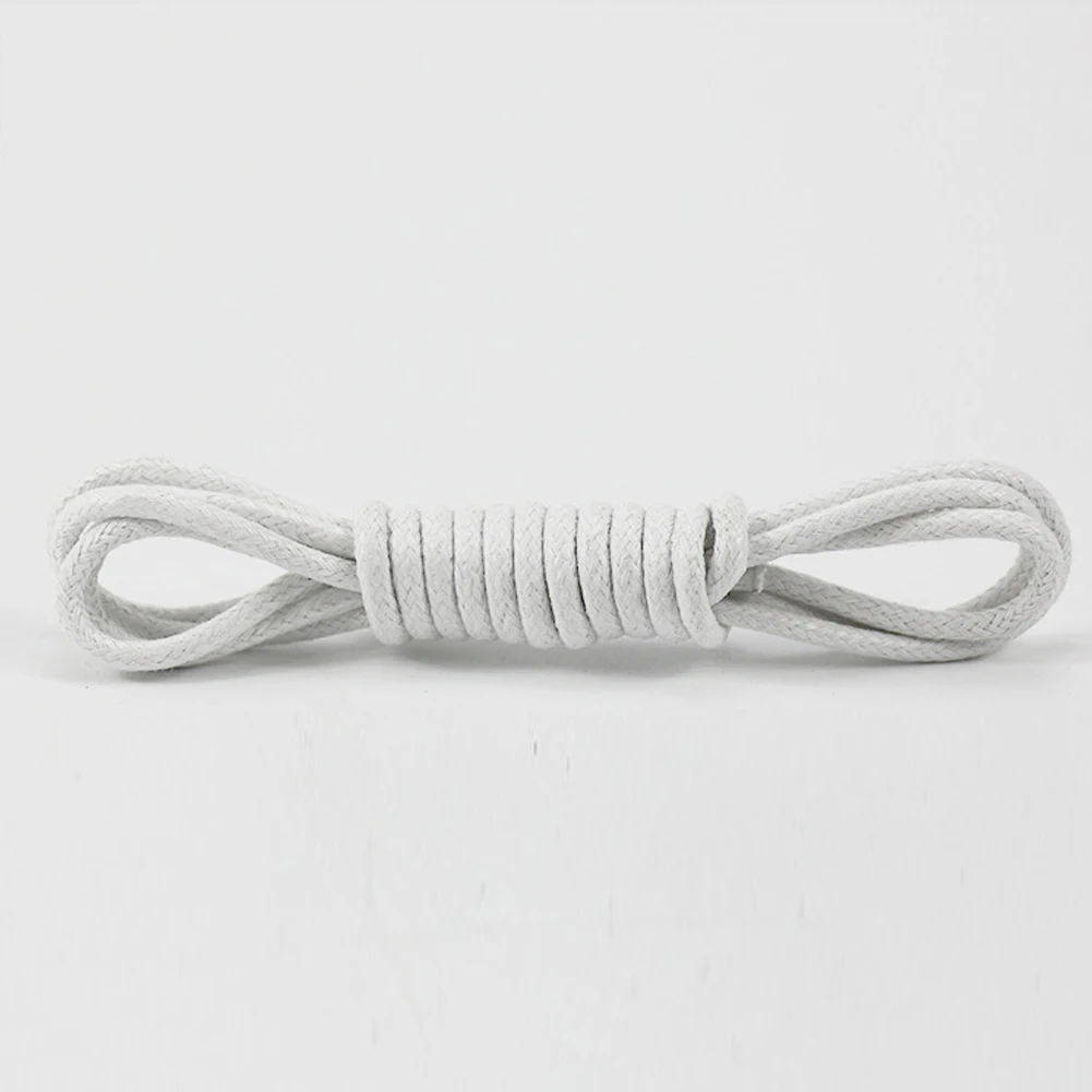 1Pair Round Shoelaces Polyester Solid Classic Martin Boot Shoelace Casual Sports Boots shoeLaces 80cm/90cm/100cm/120cm Women Men