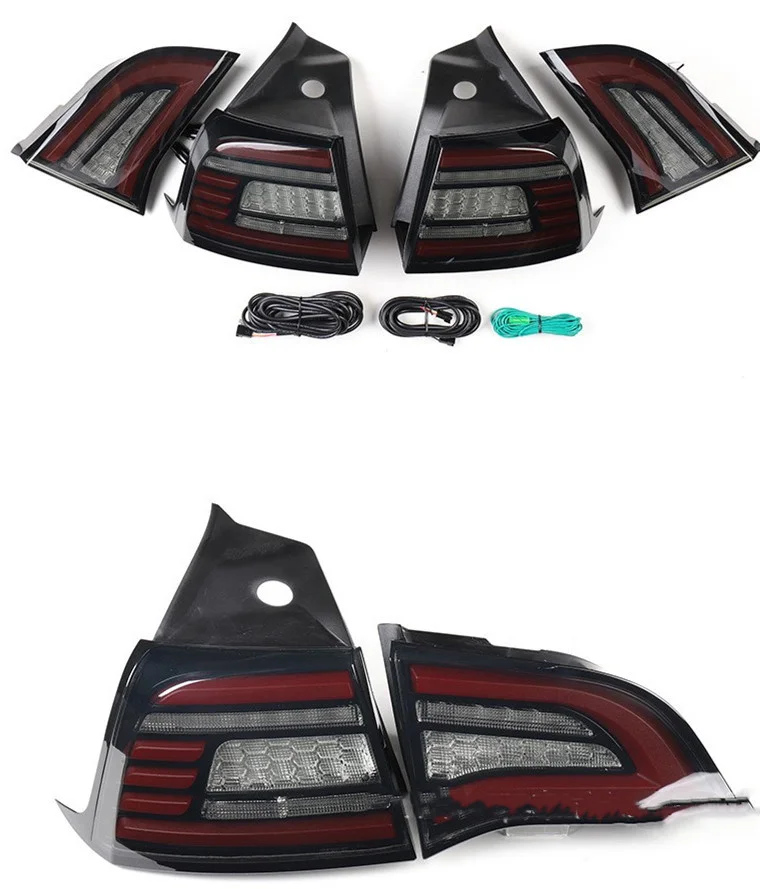 

LED Tail Light for Tesla Model3 Y Turn Signal Brake Driving Reversing Lamp Car Accessories