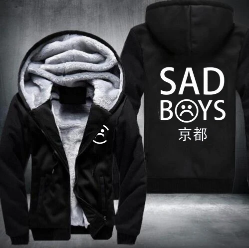 Мужская зимняя толстовка с капюшоном для мальчиков Клубное плотное флисовое