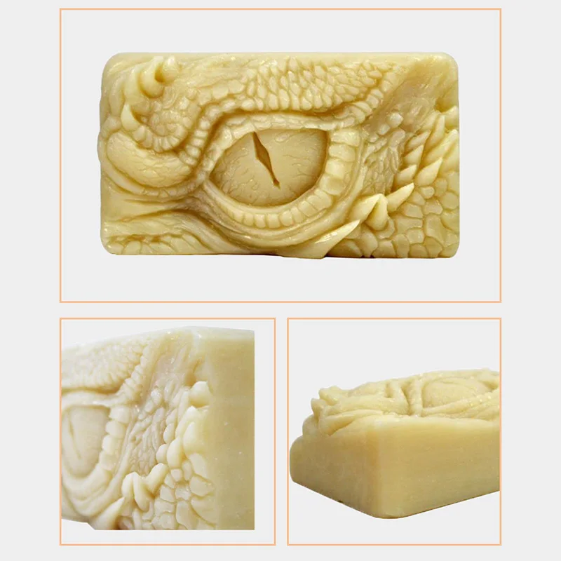 Силиконовая форма глаза Дракона 3D для мыла свечи торта десерта шоколада