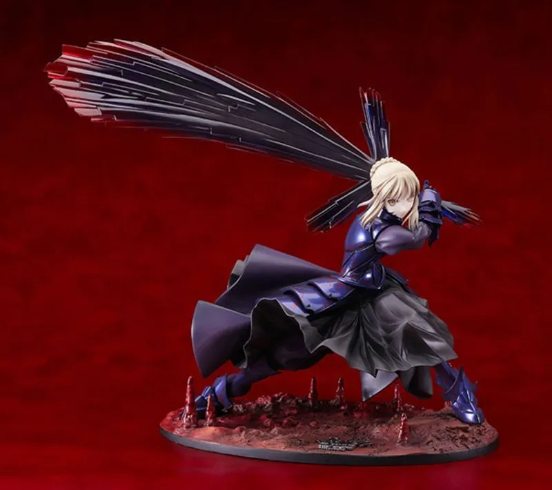 Японская аниме фигурка 18 см Fate stay night Black Saber Alter ПВХ игрушки модель Фигурка