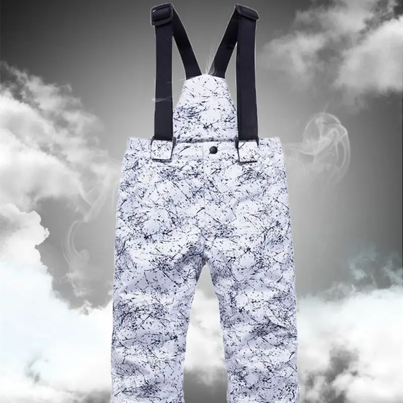 Лыжный костюм для детей ветрозащитный водонепроницаемый плотный теплый Детский