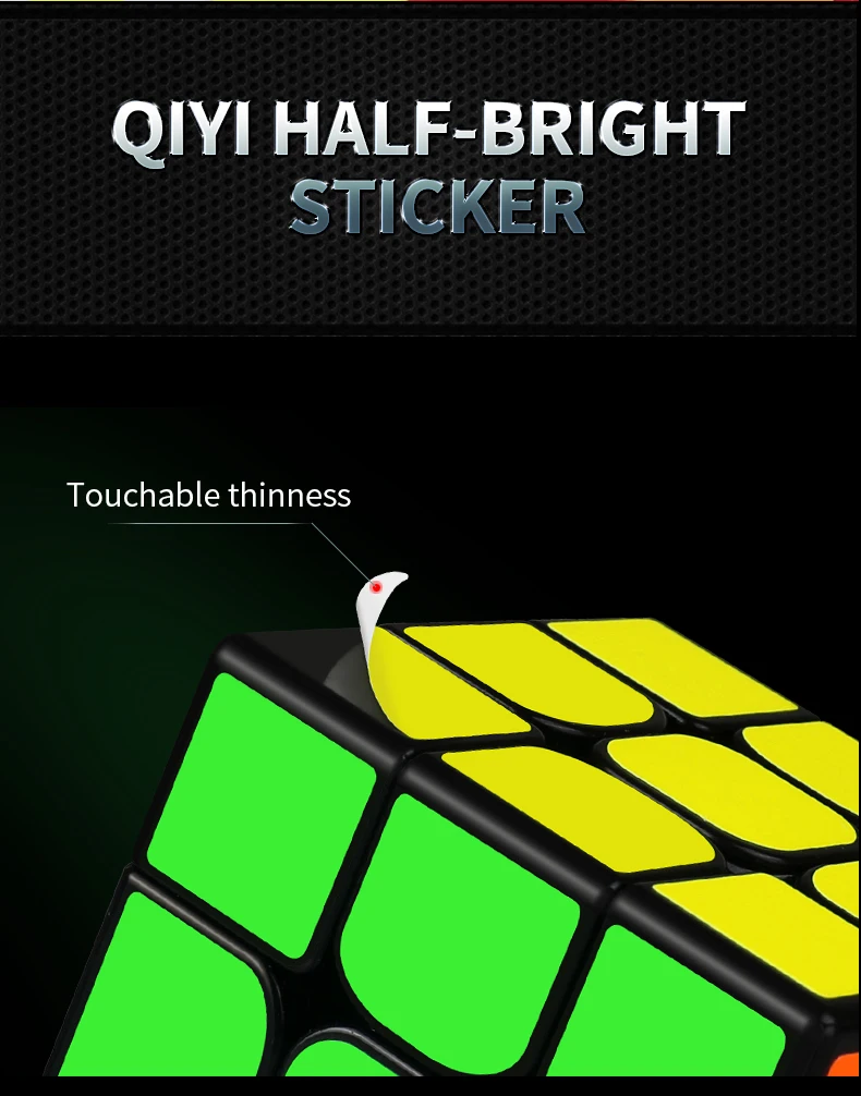 Qiyi Магнитный черный магический нео-куб 3x3 Mofangge 3x3x3 мс скоростной куб без наклеек