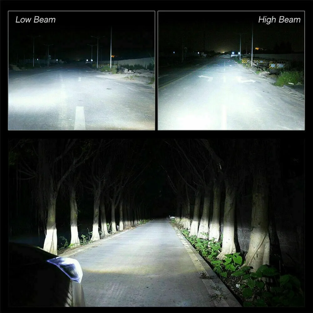 

Useful LED Headlight 6000K Super White 9003 HB2 Bulb DC 12V H4 High-brightness
