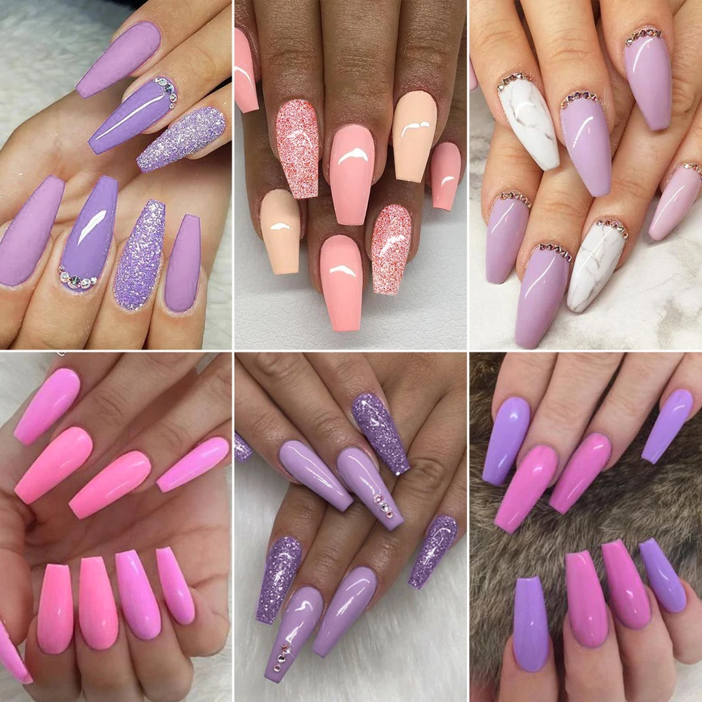 Azure beauty 6 шт./лот блестящая пудра для ногтей набор кистей градиентный цвет |