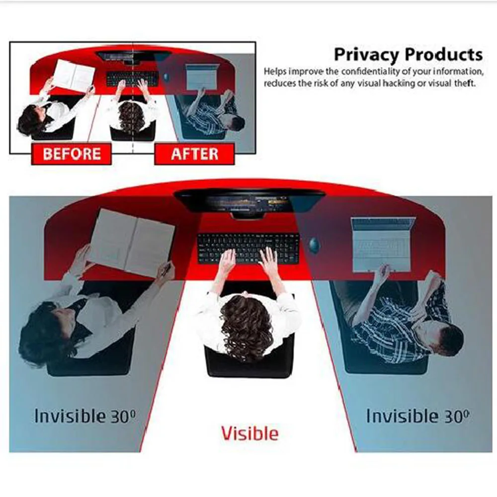 21 5 Дюймов Фильтр конфиденциальности Антибликовая защитная пленка без зазора для