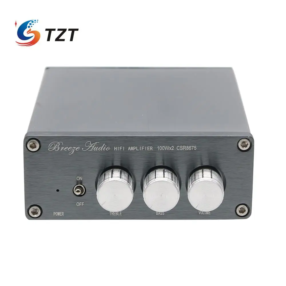 TZT цифровой аудио усилитель TPA3116 100 Вт * 2 HIFI Amp 2-канальный CSR8675 Bluetooth 5 0 BL50A |