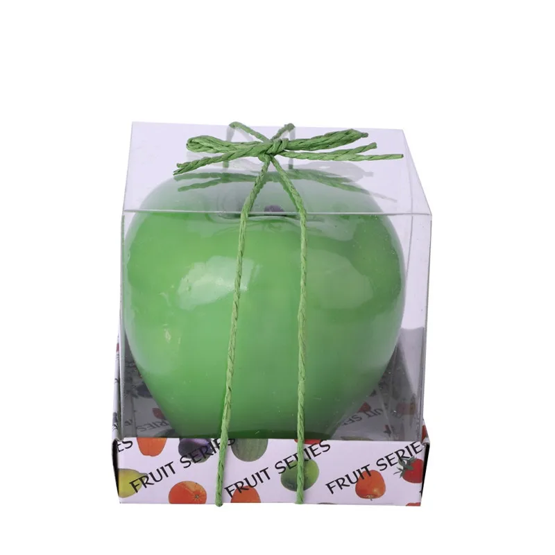 Оригинальные ароматные свечи в форме яблока фруктовые романтические вечерние