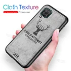 Мягкий тканевый чехол с принтом в виде рогов для Samsung Galaxy A12, противоударный защитный чехол для Samsung A22, A32, A52, A72, 5G M12, M32, A51, A71