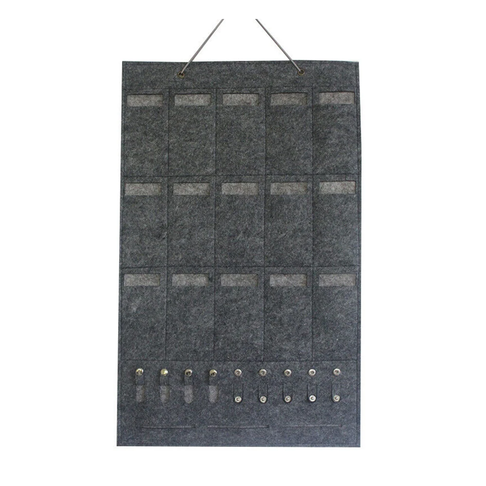 1x органайзер для хранения солнцезащитных очков фетровая настенная вешалка