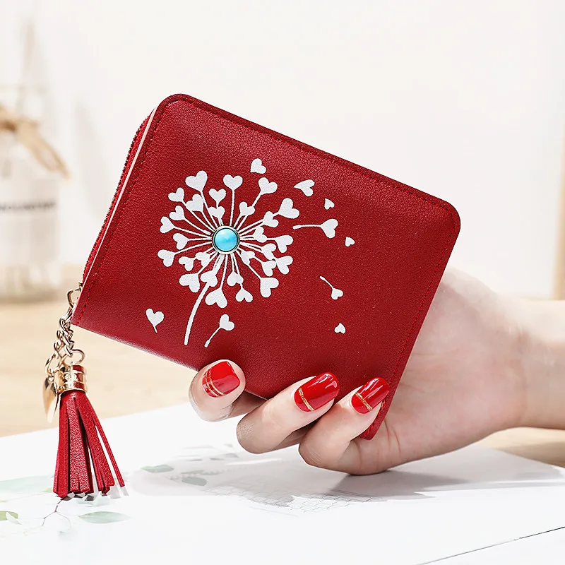 

Women Wallets Small Leather Wallets Women Luxury Brand Zipper Mini Short Wallet Ladies Clutch Card Holder Carteras Mujer #15