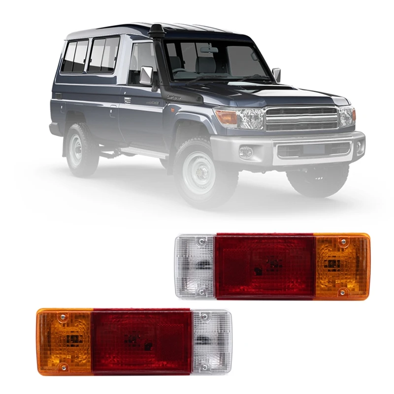 

Left Right Rear Tail Light Driving Light for Toyota Landcruiser 70 75 78 79 Series Troopy 1985 1986 1987 1988 1989 1990