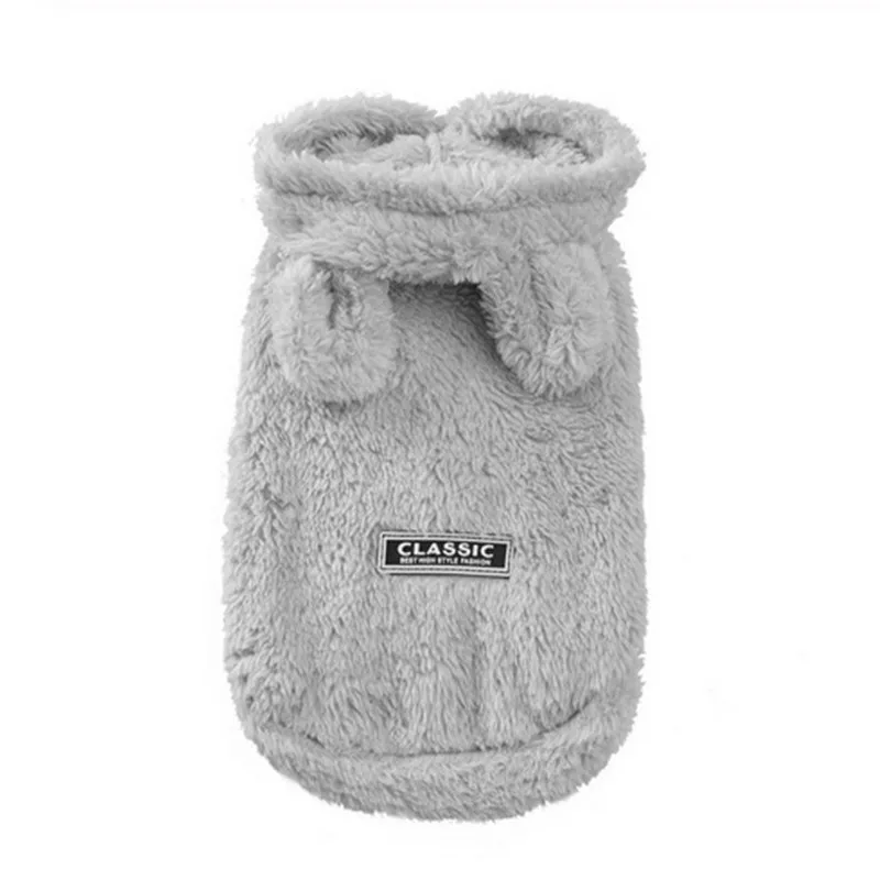 Зимняя одежда для собак пальто куртка симпатичная собачья толстовка хлопок Ropa