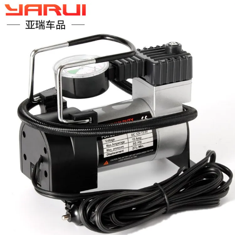 Портативный бортовой пневматический насос с барометром 12 В седан автомобильный