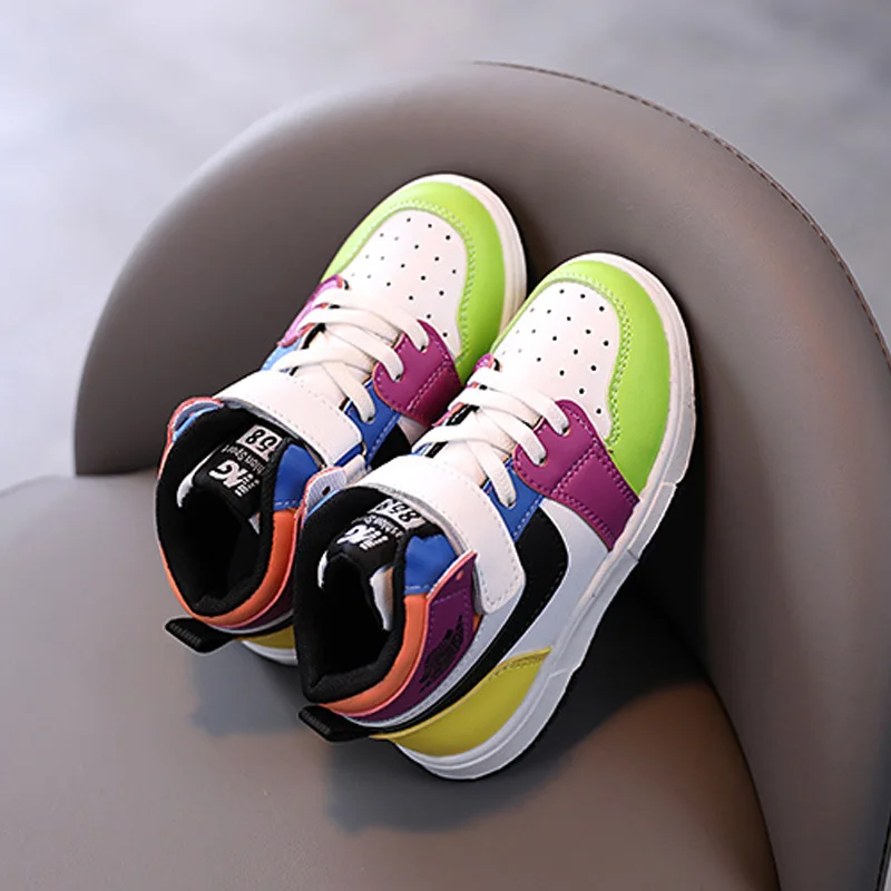 

Children Sneakers Tenis Shoes for Girls and Boys,Kids Fashion Flats Boots Toddlers 5-12 Years Size 26-36 Big Child Shoe