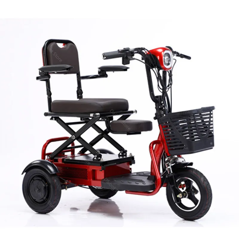 

Smart Electric Bike Tricycle 3 Wheels Electric Bicycles 48V 20AH 80KM Portable Folding Electric Scooter For Elderly/Disabled