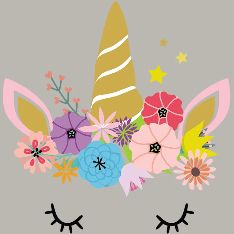 Стильные термонаклейки в виде единорога аппликация сделай сам виниловые модные