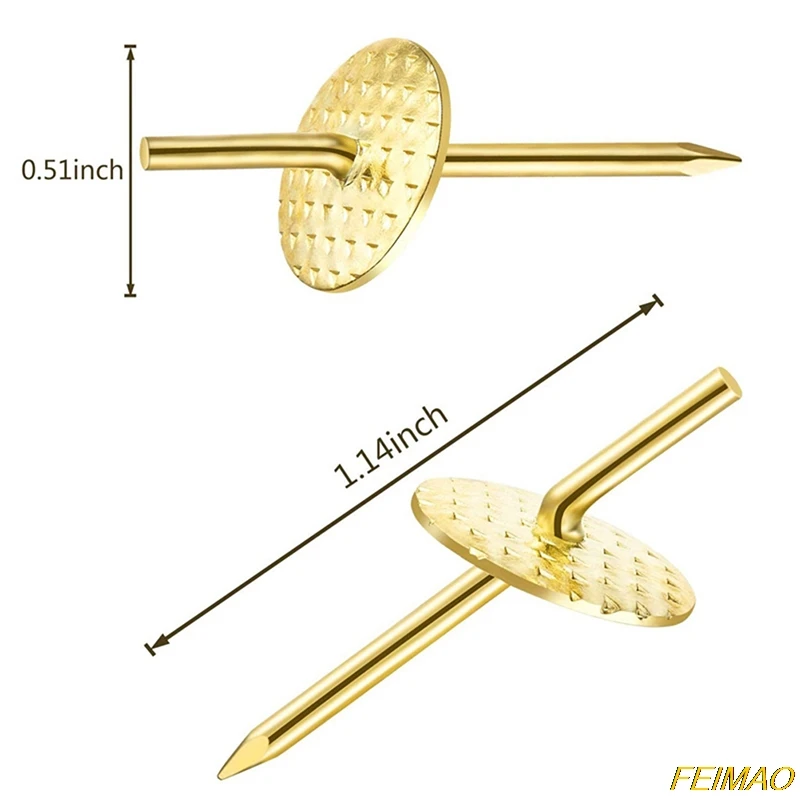 50 шт. металлическая картина Вешалки ногтей фоторамка висит настенные Крючки