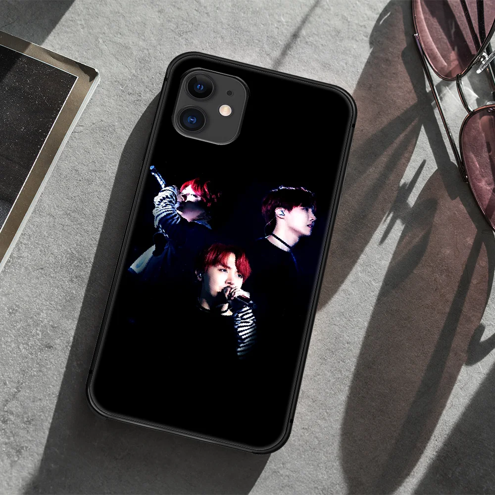 

Bangtan Boys J-Hope Phone Case Cover Hull For iphone 5 5s se 2020 6 6s 7 8 12 mini plus X XS XR 11 PRO MAX black Etui Luxury