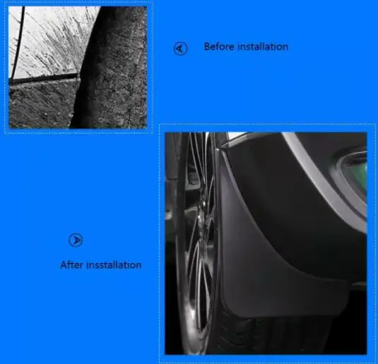 4 шт. автомобиль брызговик крыло брызговики ЛОСКУТ аксессуары для брызговиков