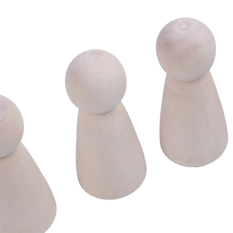 10 шт Необработанные деревянные кукольные тела-мама/Ангел и 8 Деревянный Джем