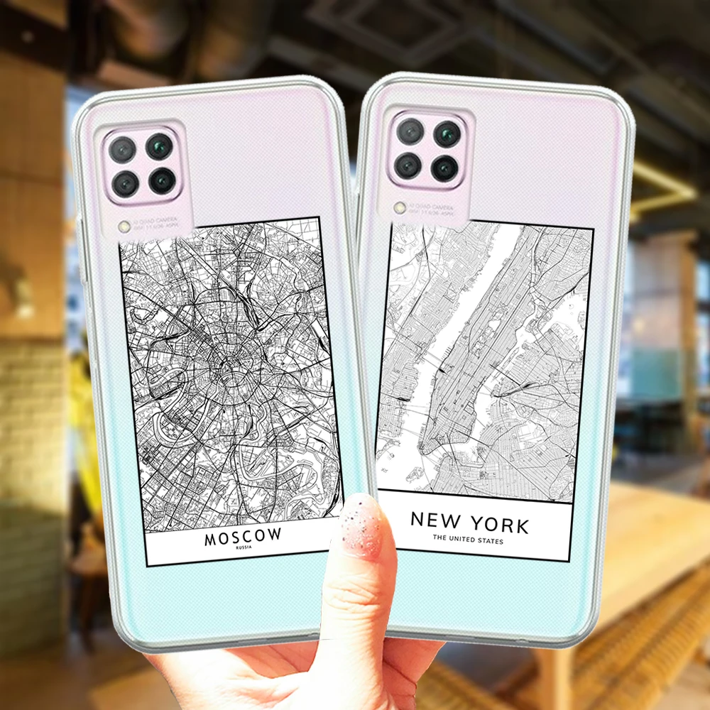 Мягкий силиконовый чехол для Huawei P40 Lite E P10 P20 P30 Pro P8 2017 Y5 Y9 | Мобильные телефоны и