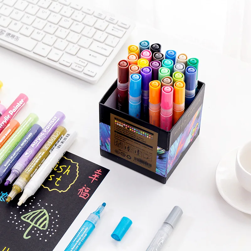 Краски маркер для белой доски акриловые бусины рок н ing камень Керамика Стекло