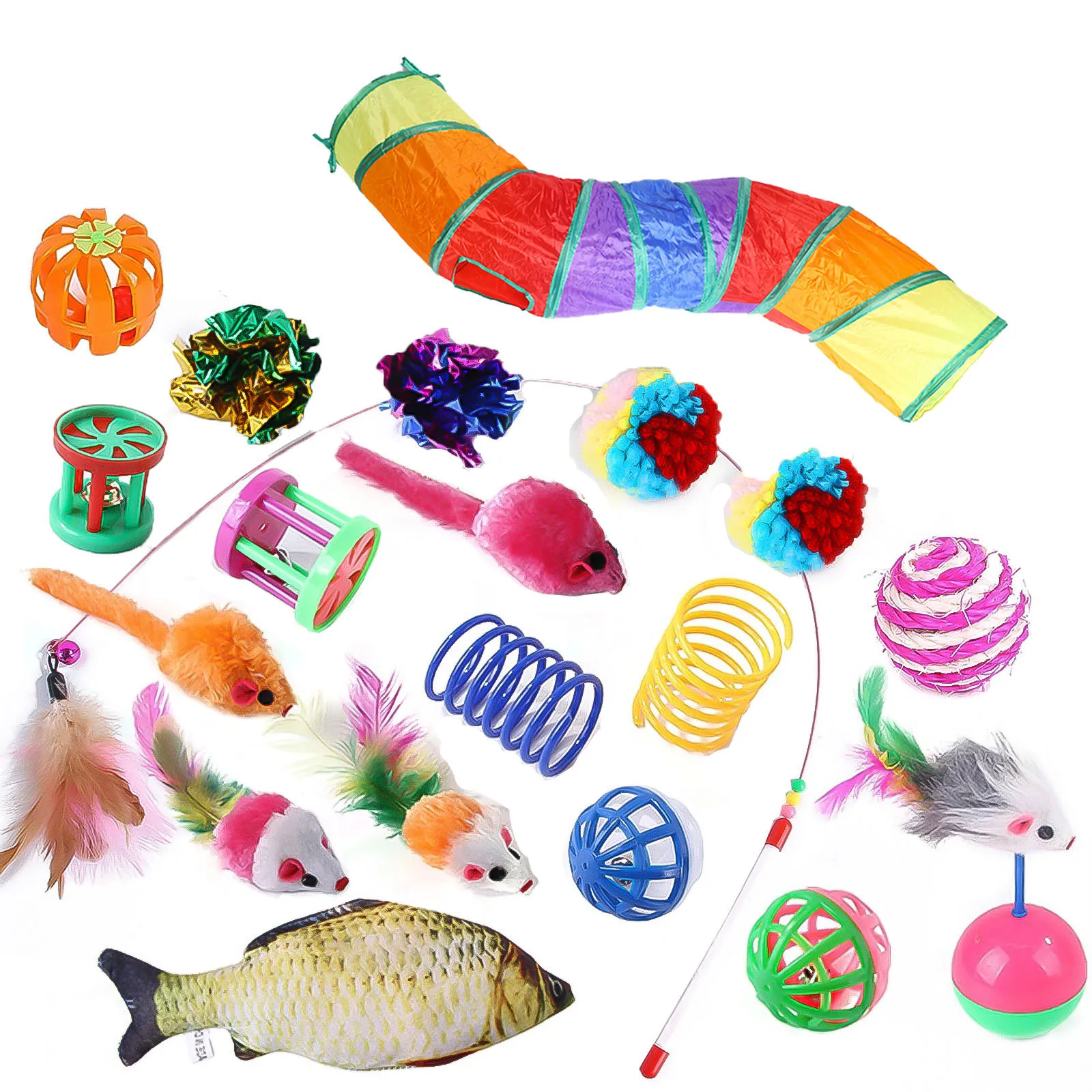 

Cat Toys Kit Mouse Shape Balls Shapes Kitten Love New Pet Toy 20 Set Cat Channel Funny Cat Stick Mouse Supplies Value Bundle